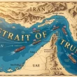 ترامب يعيد تسمية مضيق هرمز وينشر خريطة جديدة