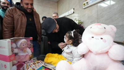 محافظ حلب يطّلع على أوضاع الجرحى في مشفى الرازي