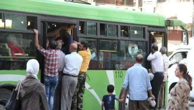 بطاقات مسبقة الدفع لباصات النقل في سوريا