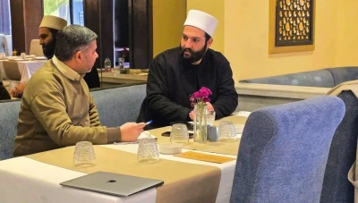 لقاء صحفي مع الشيخ ليث البلعوس في دمشق