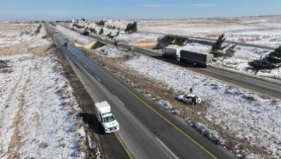 تحذيرات عاجلة على طريق دمشق–حمص بسبب الطقس