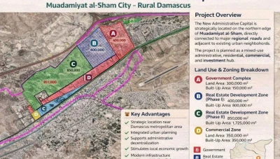 مشروع العاصمة الإدارية الجديدة في سوريا يثير تفاعلاً بعد تداول معلومات أولية