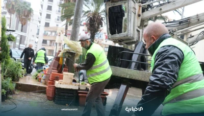 جولة ميدانية لمتابعة إصلاح الأضرار في شبكة كهرباء طرطوس بعد الأحوال الجوية