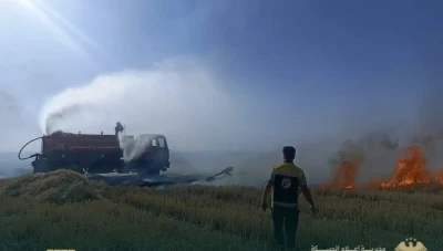 السيطرة على أكثر من 35 حريقاً في الحسكة دون خسائر بشرية