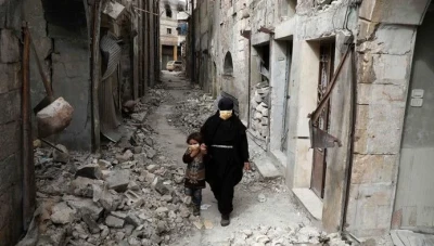 نـ.ـزو.ح واسـ.ـع في أحـياء حلب بسـ.ـبب الاشـتبـا.كـات والقـ.ـذ.ائـ.ـف
