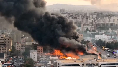 انفجـ..ـارات تهزّ دمشق وتُصـيب امرأة… وتحقيقات مشتركة لمعرفة مصدر الصـ..ـواريخ