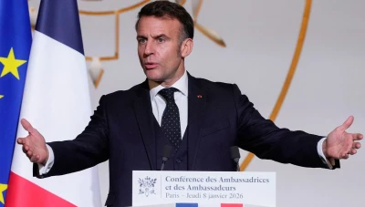 ماكرون يؤكد دعم فرنسا لاتفاق وقف إطلاق النار ووحدة سوريا