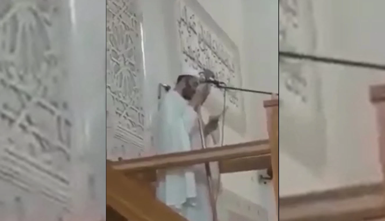 إمام مسجد كان يخطب بالمصلين عن الموت فإذا بملك الموت يقبض روحه (فيديو)