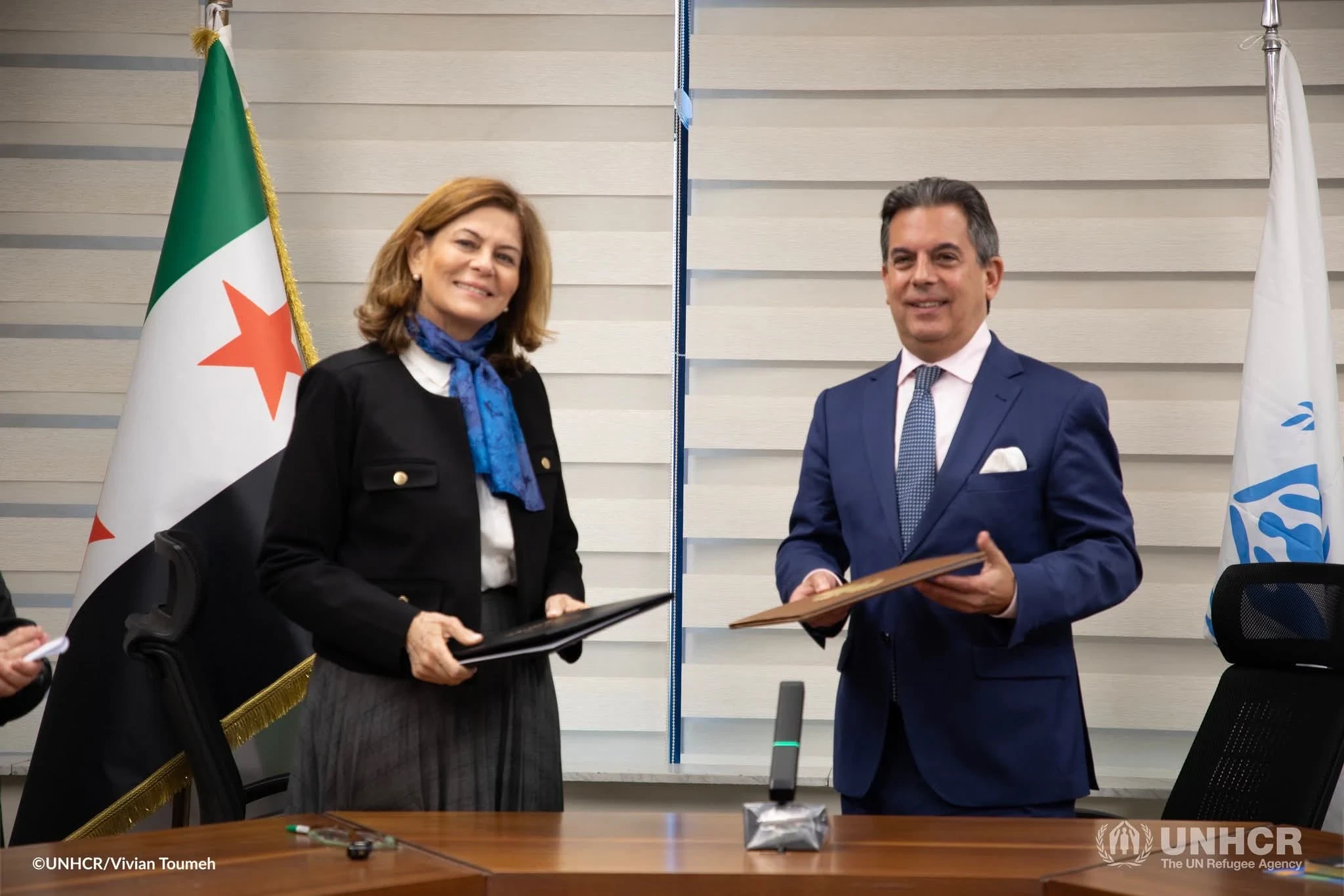 اتفاق تعاون جديد لدعم السوريين بين وزارة الشؤون الاجتماعية ومفوضية اللاجئين