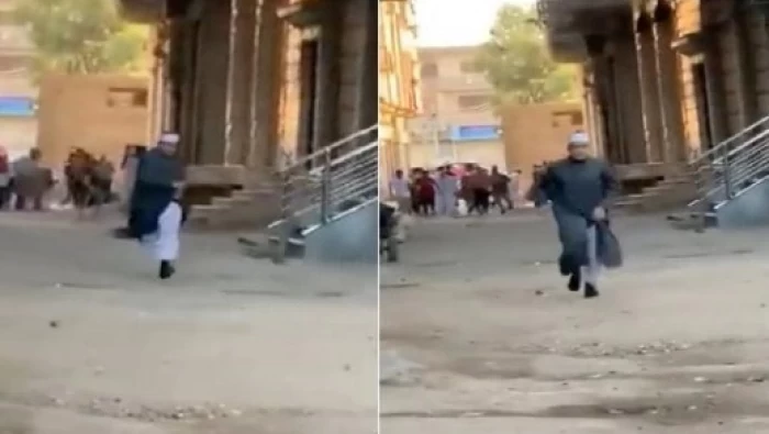 فيديو لإمام مسجد يفر من الشرطة قبيل إمامته صلاة العيد في مصر