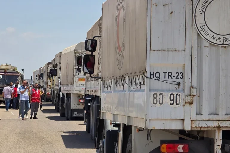 مساعدات إنسانية تصل إلى السويداء لدعم القطاعين الصحي والخدمي