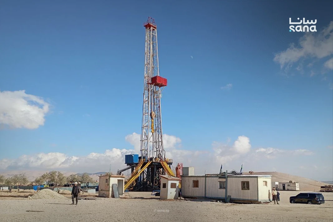 أول بئر استكشافية للغاز في ريف دمشق ضمن مشروع وطني جديد