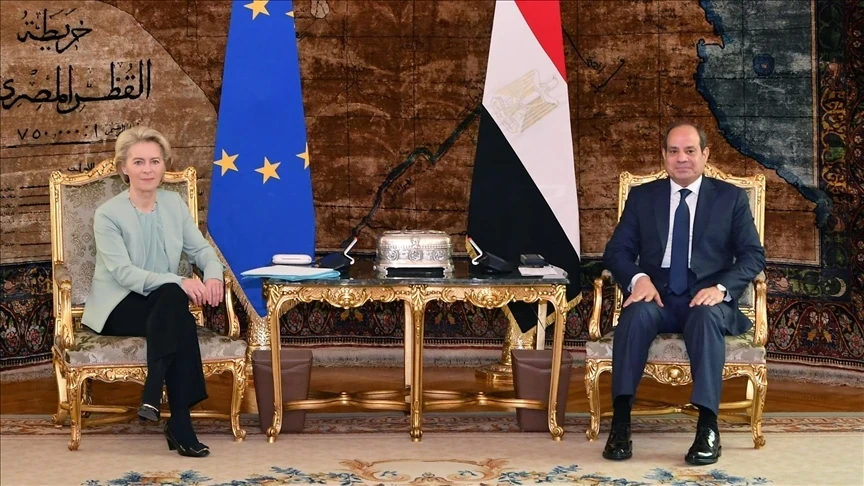 السيسي وقادة أوروبا يتفقون على حل الدولتين ورفض التهجير القسري للفلسطينيين
