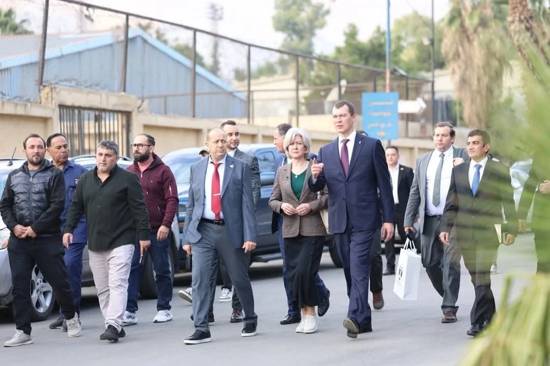 استقبال وزير الرياضة السوري لنظيره الروسي لتعزيز التعاون المشترك