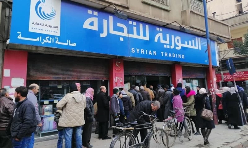 السورية للتجارة بدمشق تطرح سلة غذائية رمضانية